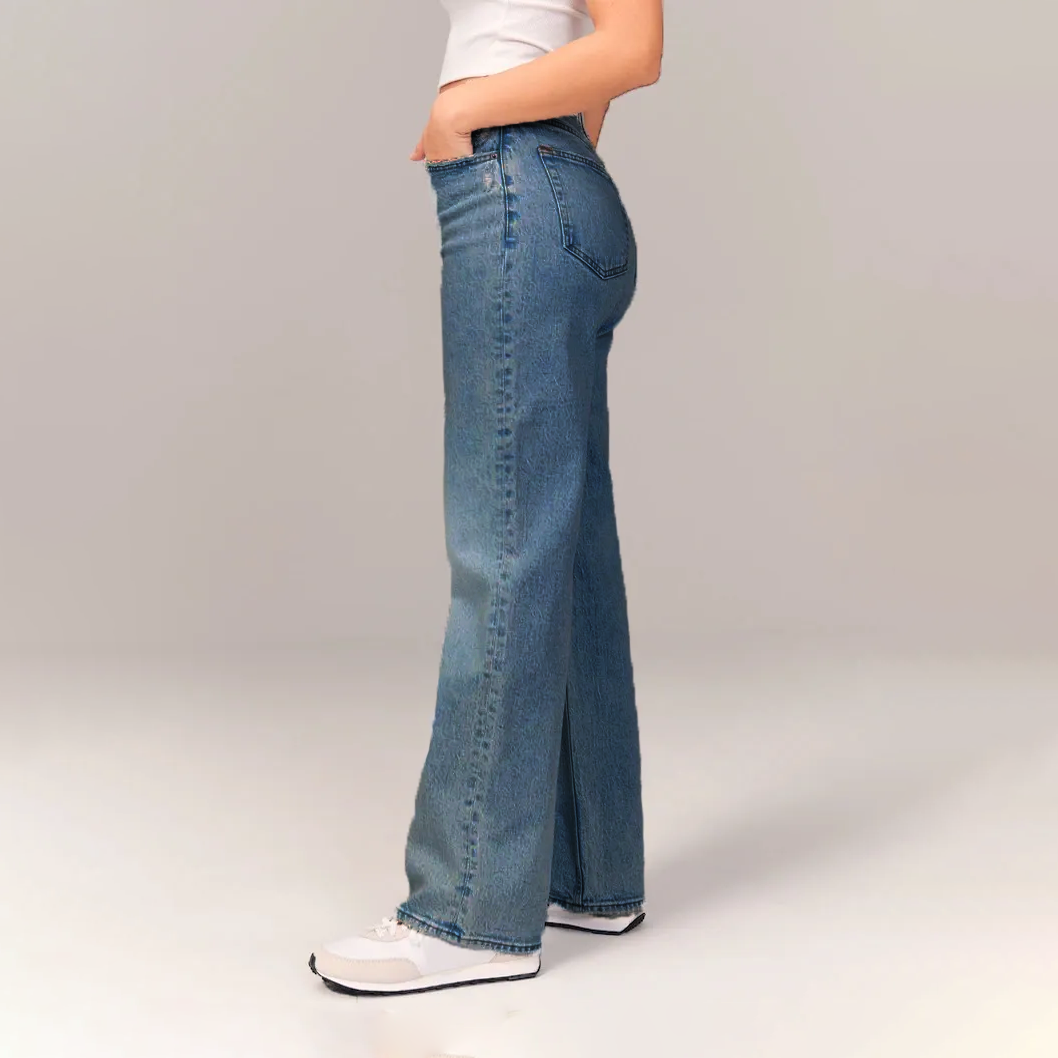 HOT SALE - WIDE LEG PLUS SIZE JEANS