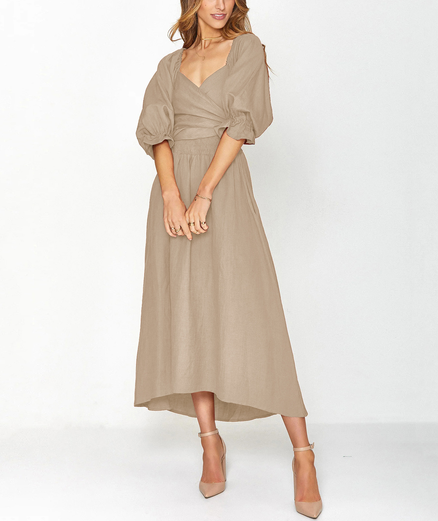 ✨✨✨FRENCH RUFFLED LANTERN SLEEVES MULTI