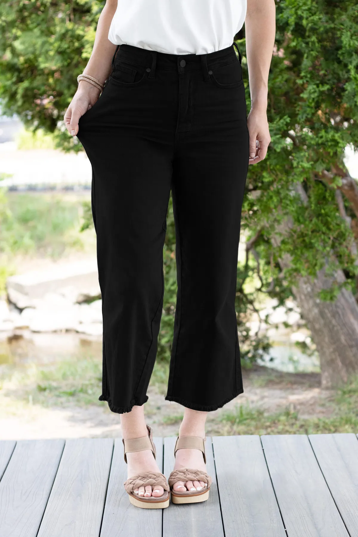 THE BEST HIGH-RISE TUMMY CONTROL WIDE LEG DENIM(BUY 2 FREE SHIPPING)