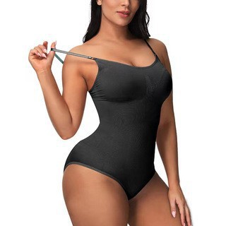 Bodysuit for Women Tummy Control Shapewear Seamless Sculpting Thong 