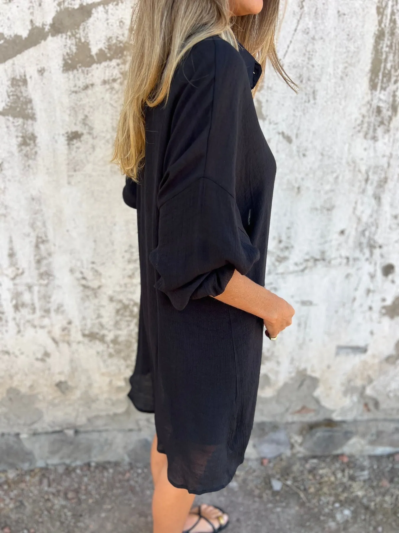 🔥🔥🔥🔥Solid Color Loose Shirt And Shorts Two-Piece Set