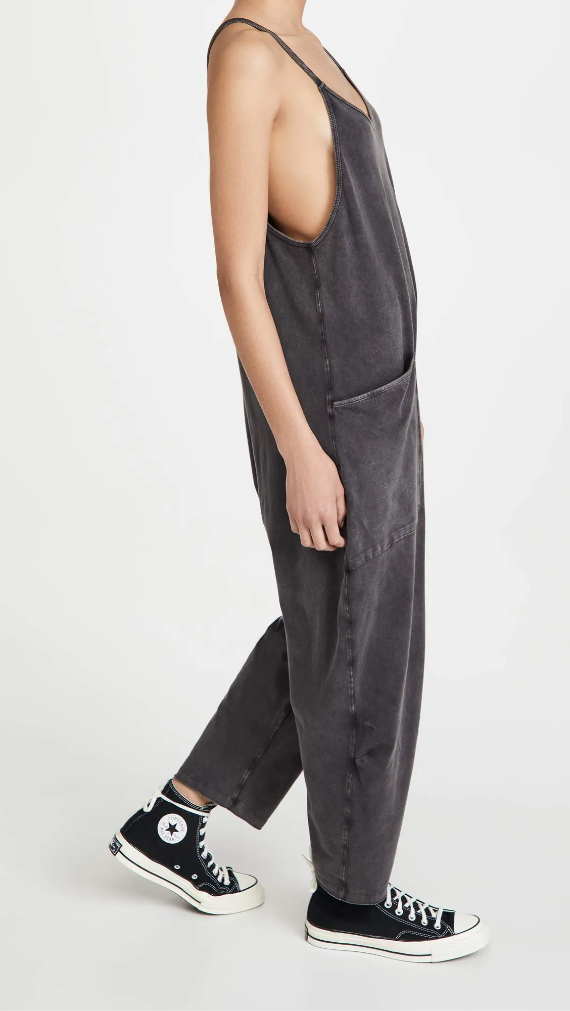 2023 WIDE LEG JUMPSUIT WITH POCKETS