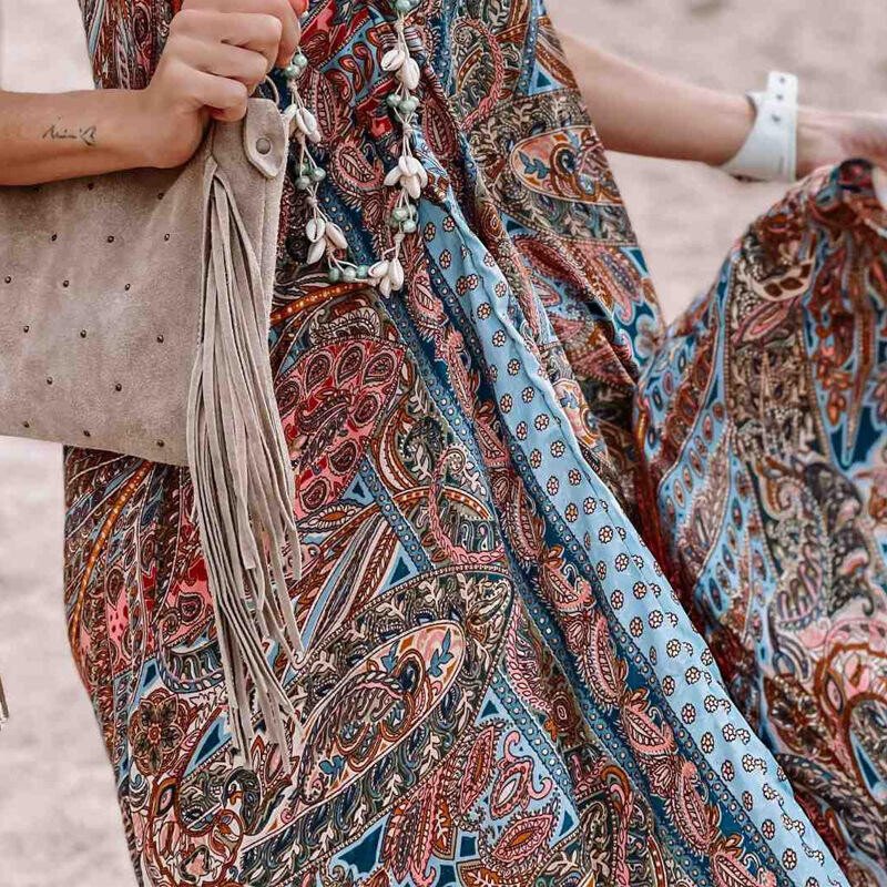 Women's Halter Vacation Sleeveless Long Dress