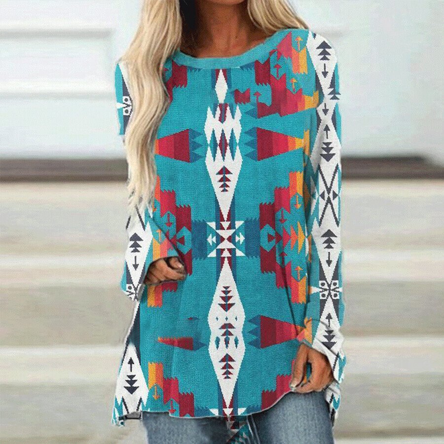 Western Ethnic Mid-Length Coat