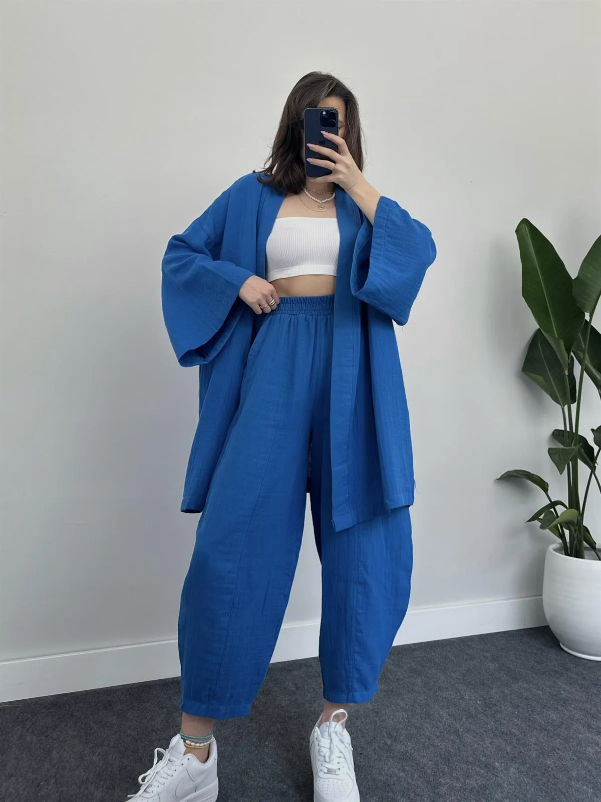 COMFORTABLE LOOSE KIMONO SET