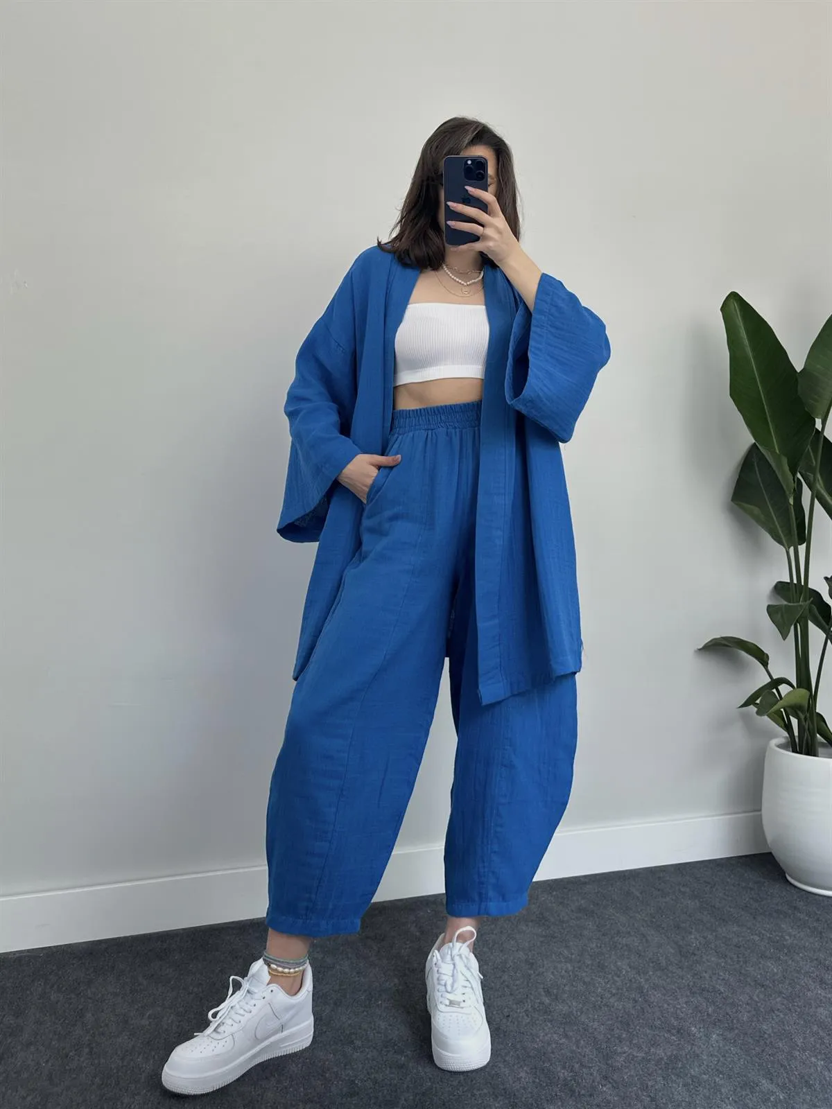 COMFORTABLE LOOSE KIMONO SET