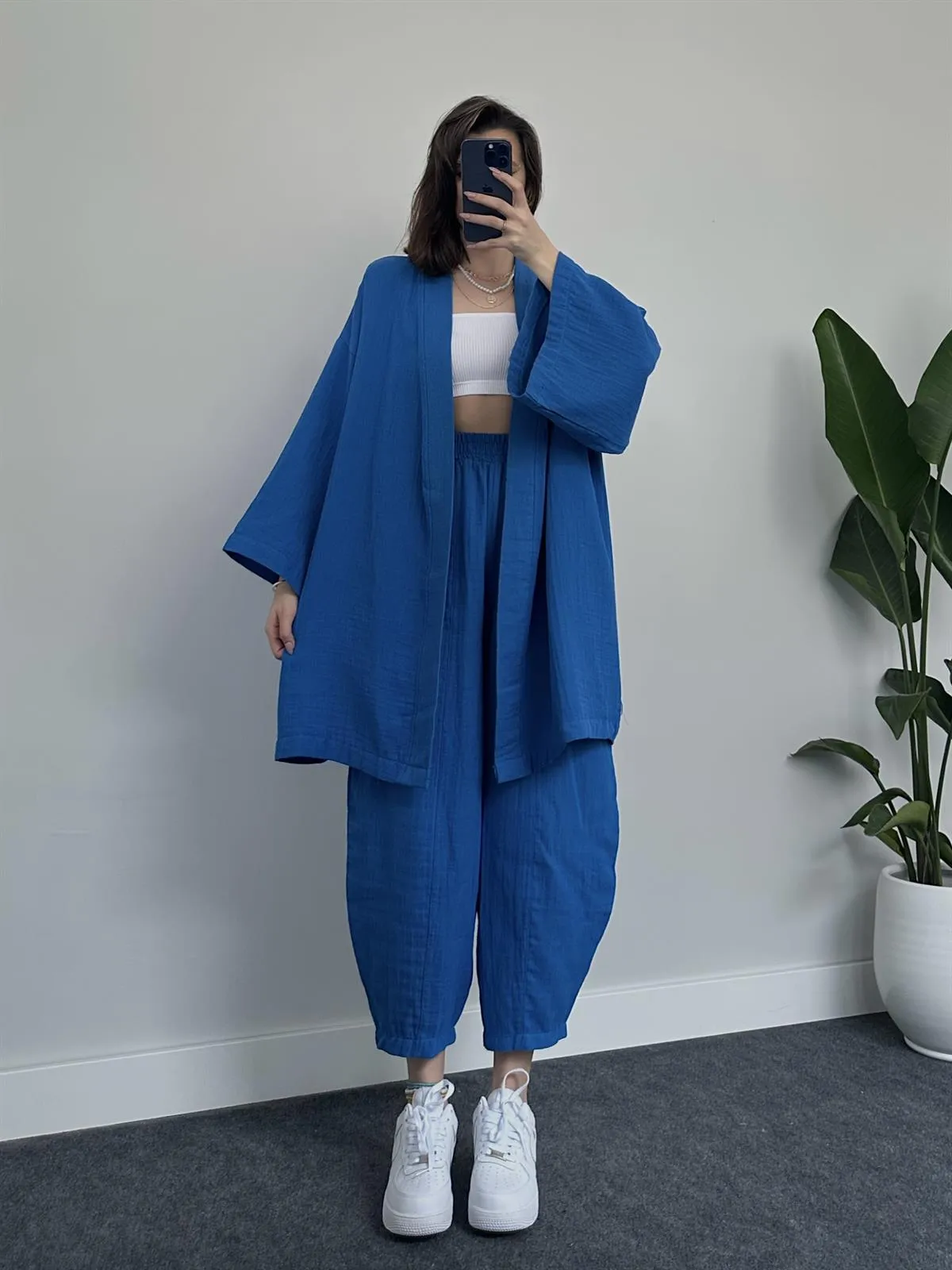 COMFORTABLE LOOSE KIMONO SET