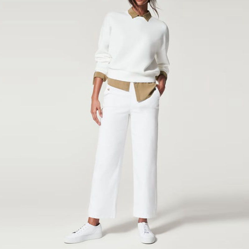 Spring/Summer 2023 New Straight Leg High Waist Casual Women's Pants (Maximum 4xl)