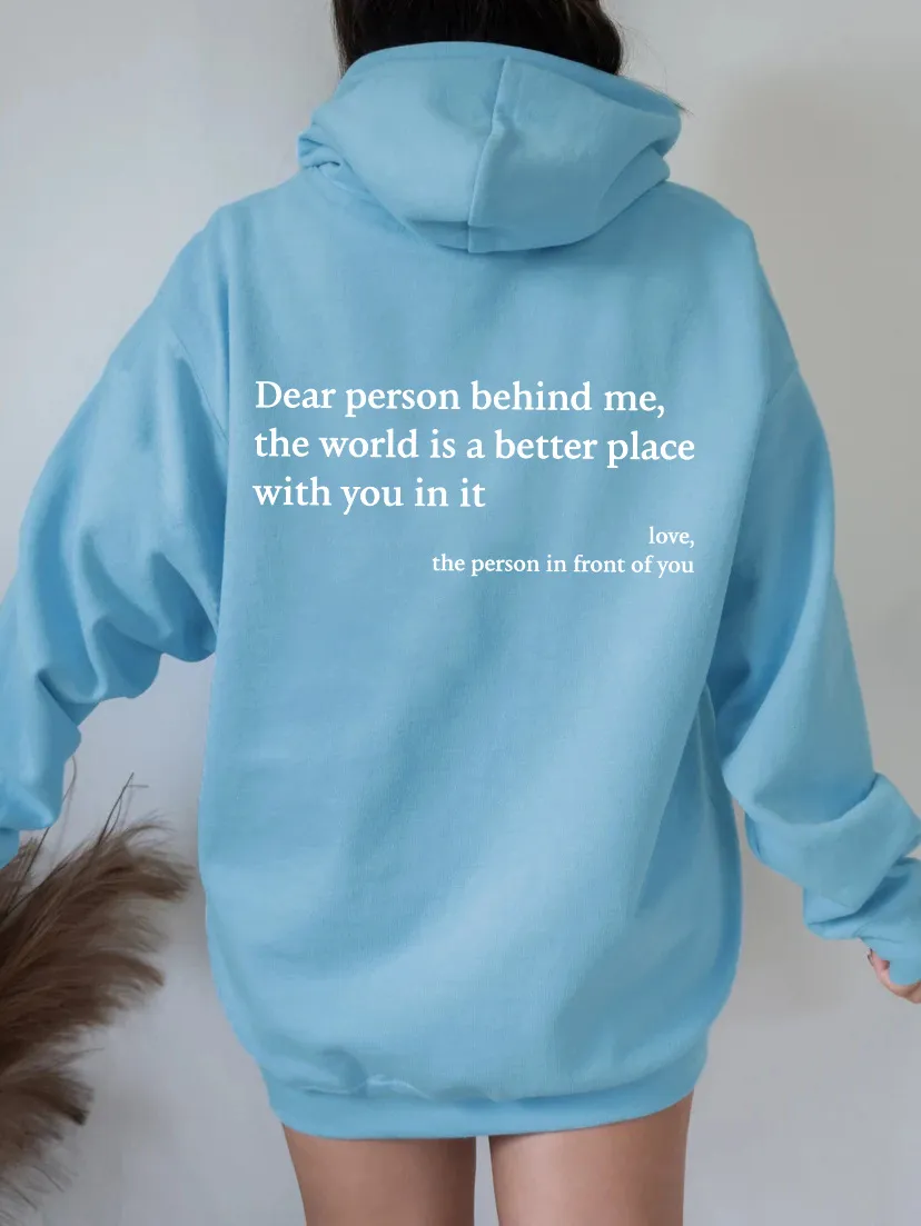 2023 'DEAR PERSON BEHIND ME' SWEATSHIRT