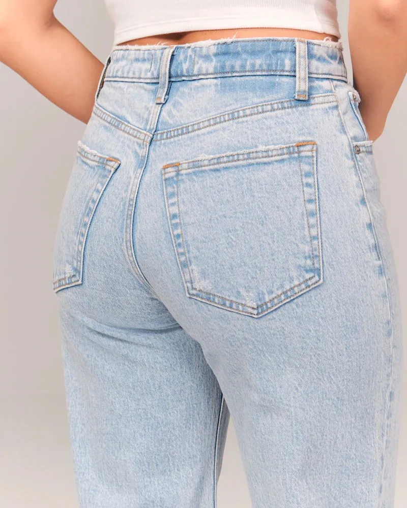 CURVE LOVE HIGH RISE 90S RELAXED JEAN(BUY 2 FREE SHIPPING)