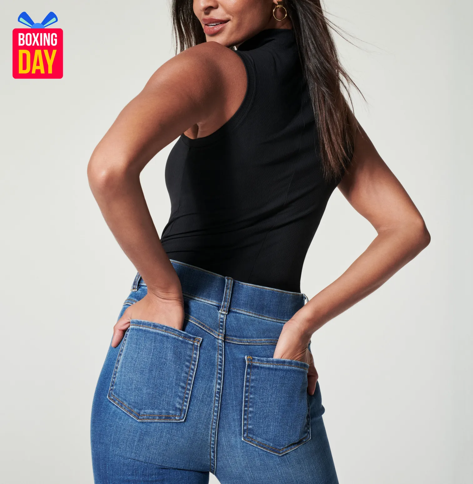 FITTED VINTAGE FLARED JEANS