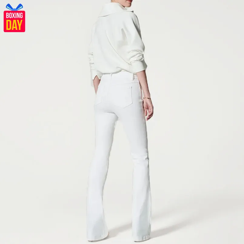 FITTED VINTAGE FLARED JEANS