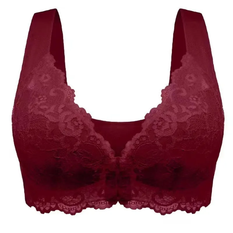 🔥🔥🔥🔥Women's Basic Solid Lace Wireless Push Up Bra