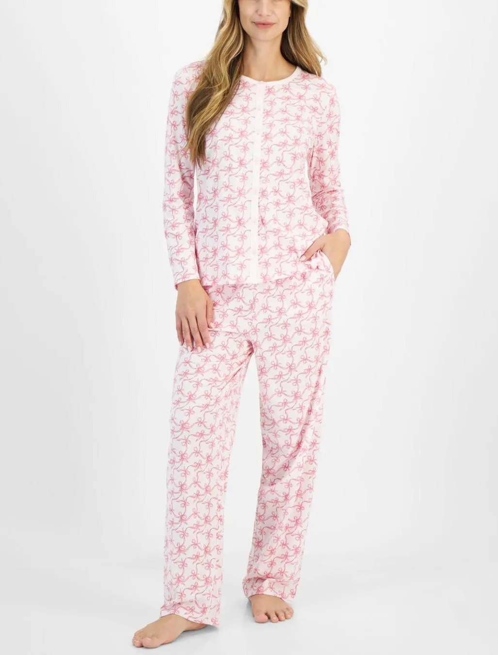 🔥🔥🔥🔥Women's Cotton Printed Button-Front Pajama Set