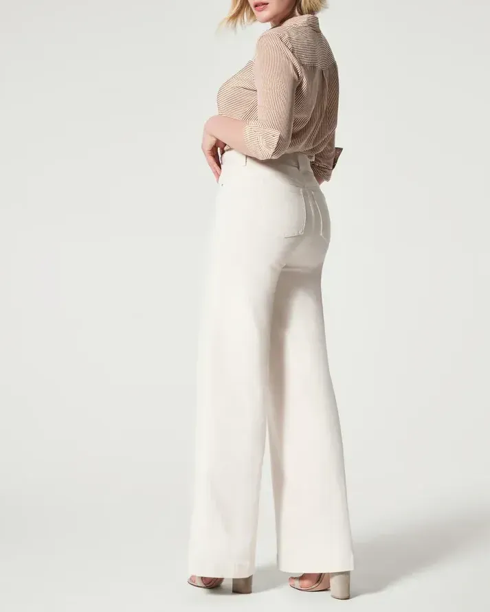 SEAMED FRONT WIDE LEG JEANS (BUY 2 FREE SHIPPING)