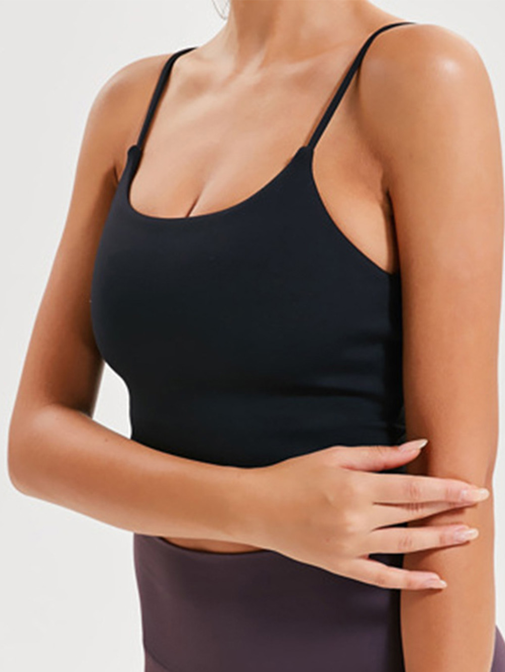 Women Padded Sports Bra Fitness Workout Running Shirts Yoga Tank Top
