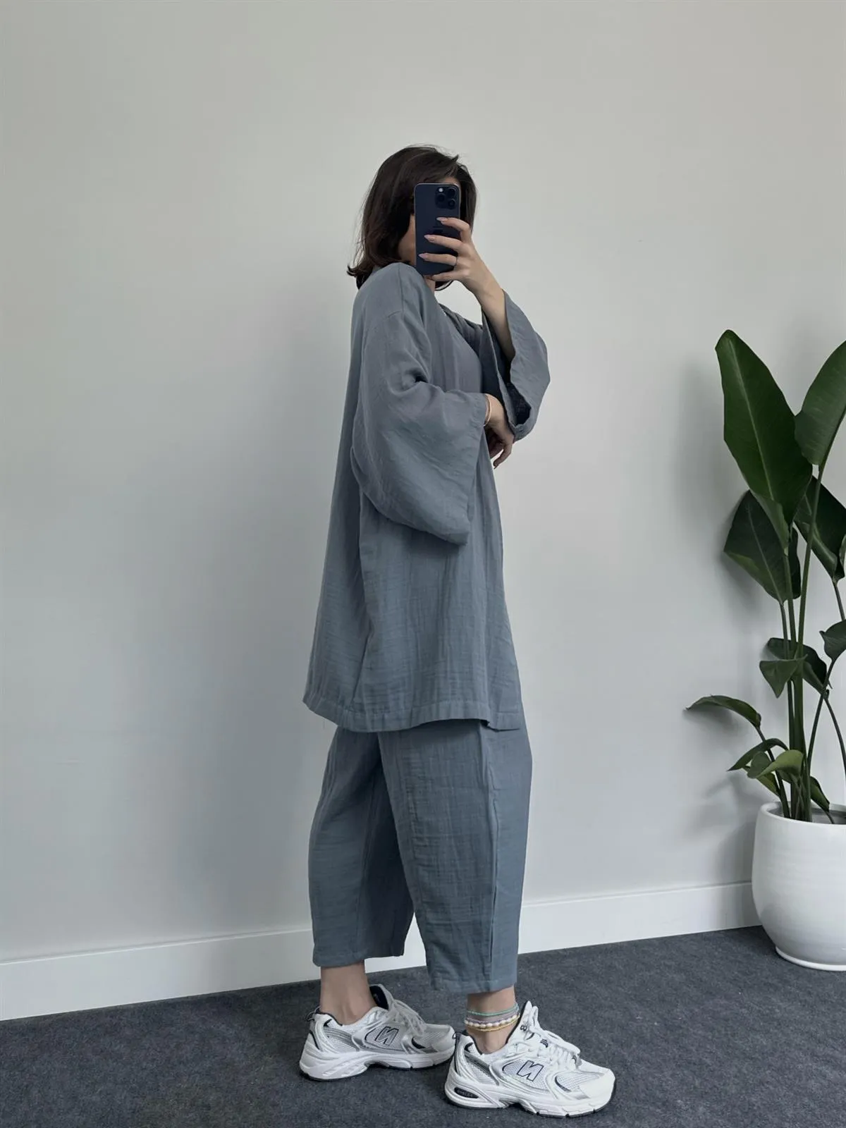 COMFORTABLE LOOSE KIMONO SET