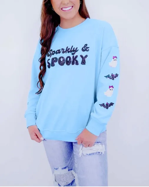 🔥🔥🔥🔥Women's Sparkly & Spooky Sequin Sweatshirt (Buy 2 Free Shipping)