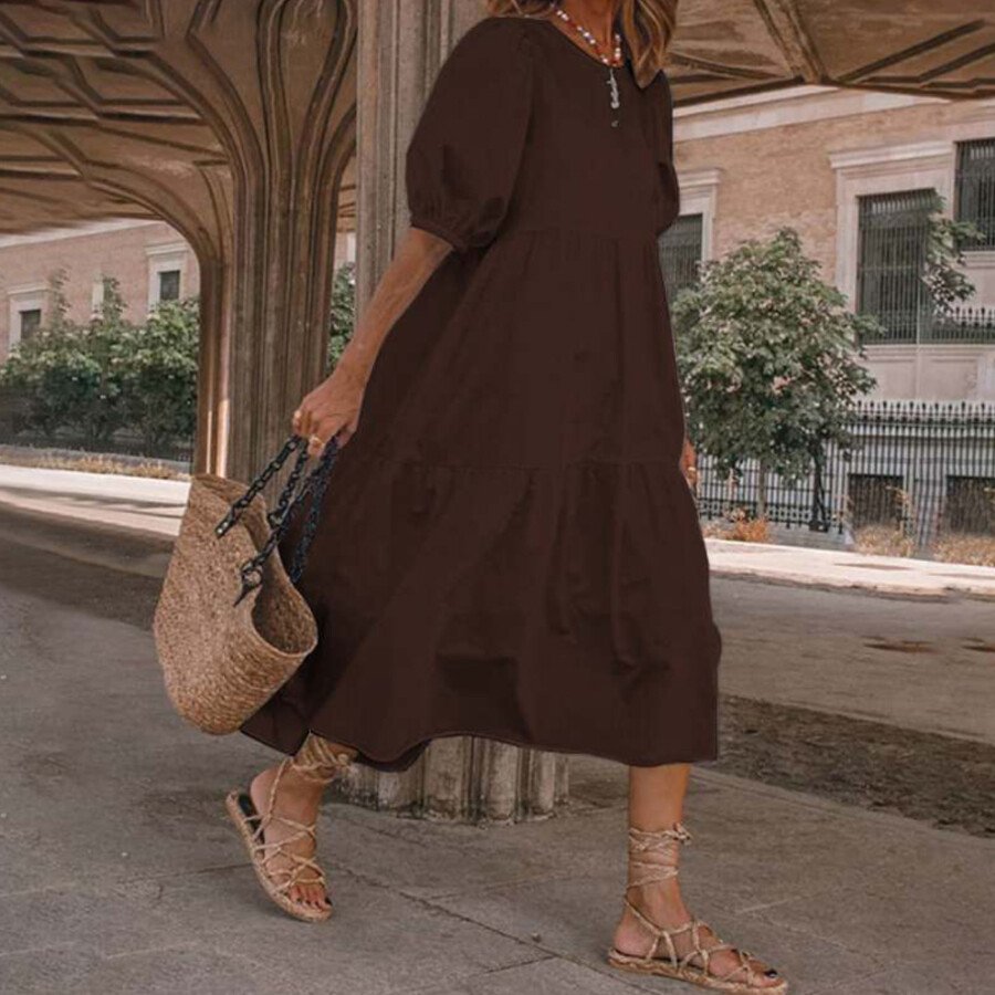 Ladies Beach Vacation Vintage Dress