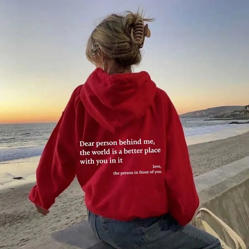 2023 'DEAR PERSON BEHIND ME' SWEATSHIRT