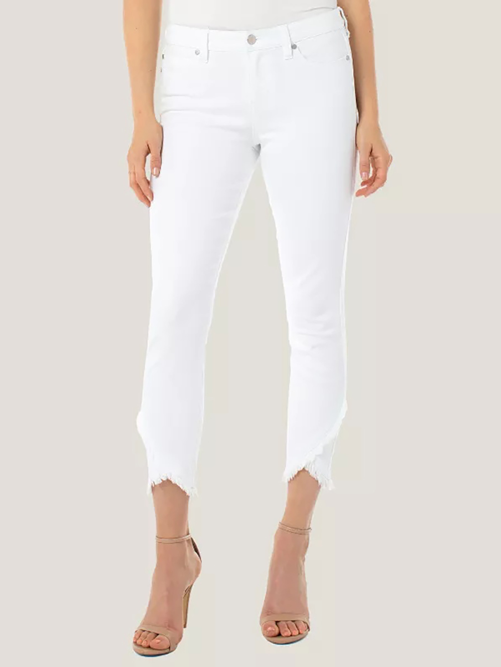 Abby Crop Front Scallop Hem 
