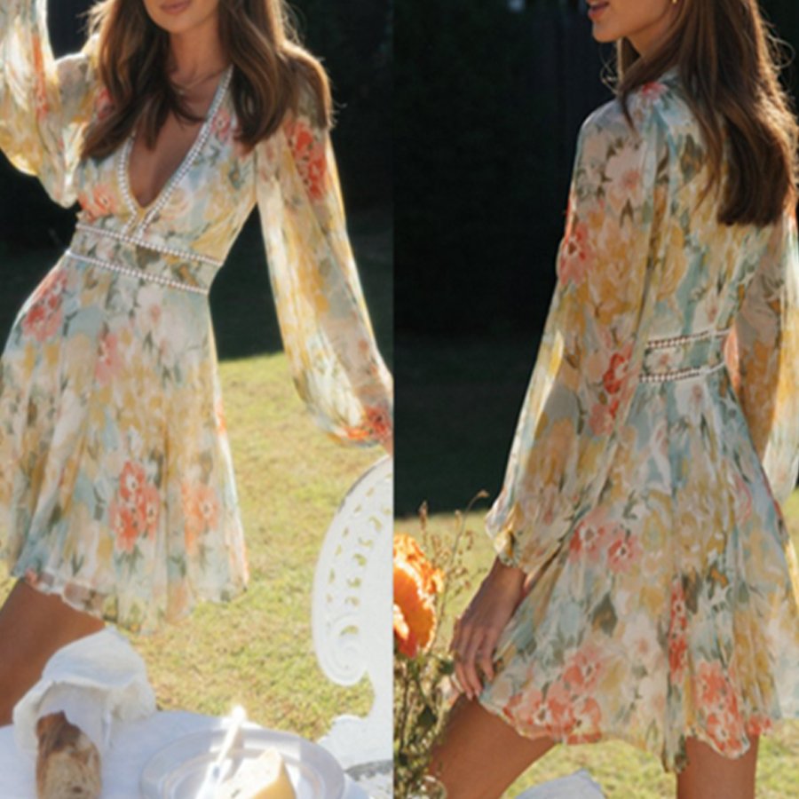 Ladies Fashion Floral Mini Skirt