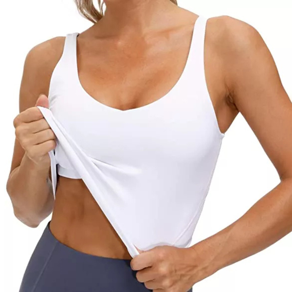 Sports Bra Wirefree Padded Medium Support Yoga Bras Gym Running Workout Tank Tops