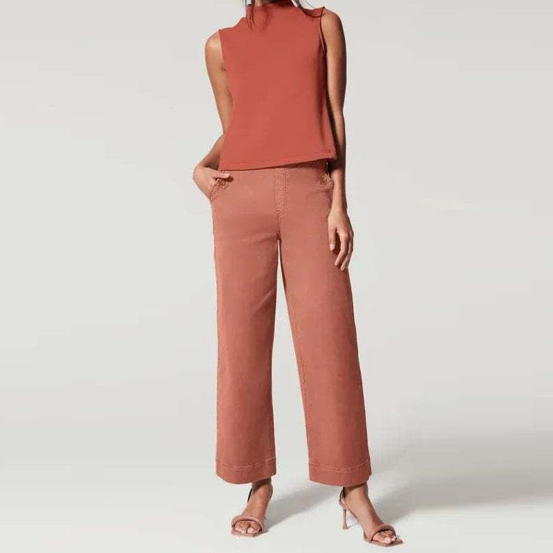 Spring/Summer 2023 New Straight Leg High Waist Casual Women's Pants (Maximum 4xl)
