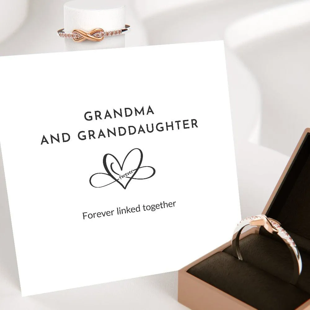 🔥🔥🔥🔥To My Granddaughter "Forever Linked Together" Ring
