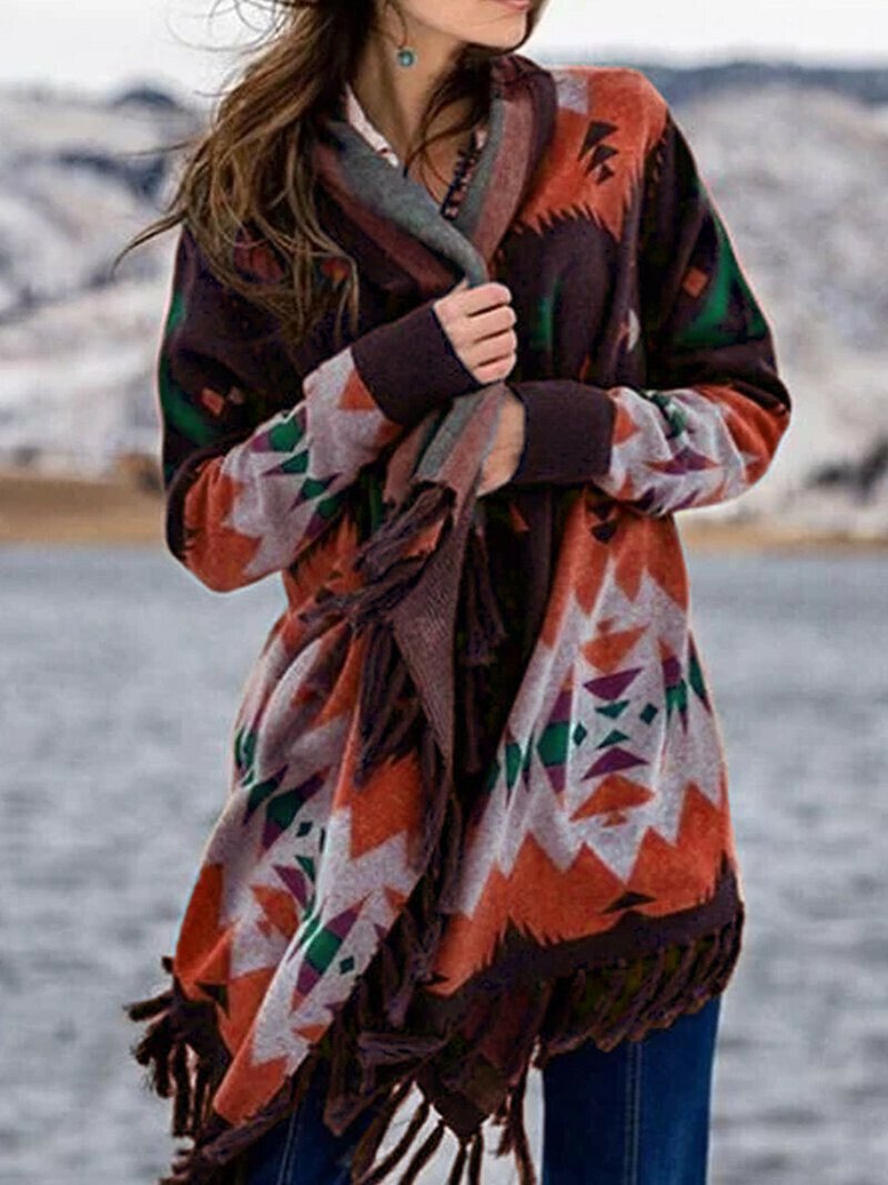 Ladies Western Printed Jacket