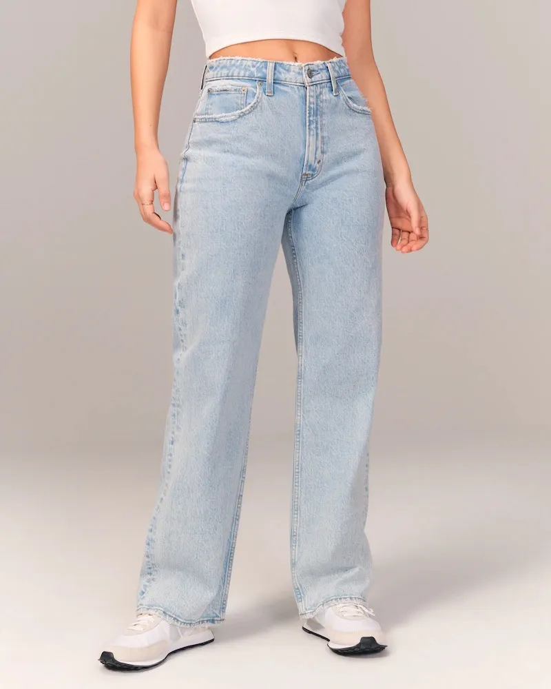 CURVE LOVE HIGH RISE 90S RELAXED JEAN(BUY 2 FREE SHIPPING)
