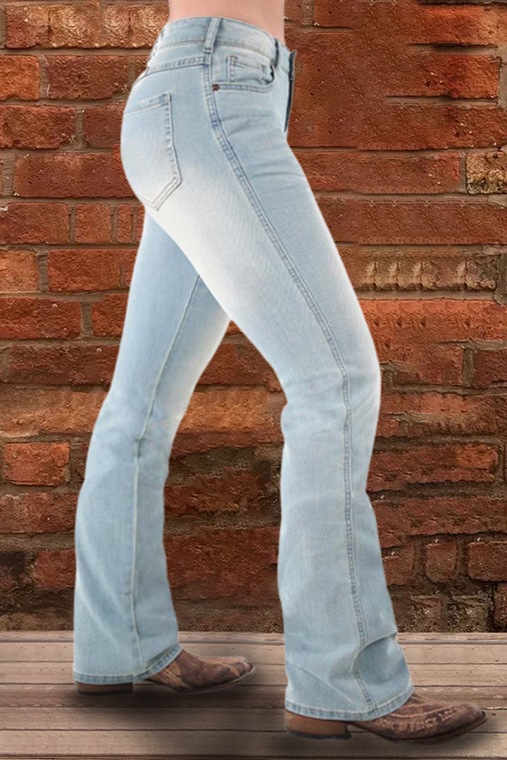 Midiross Mid Rise Micro Stretch Jeans