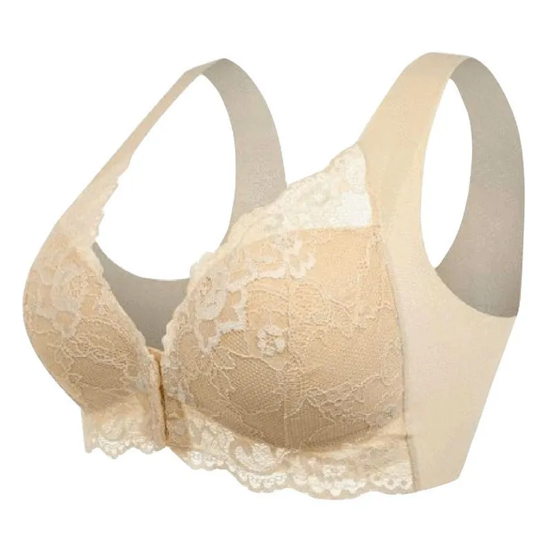 🔥🔥🔥🔥Women's Basic Solid Lace Wireless Push Up Bra