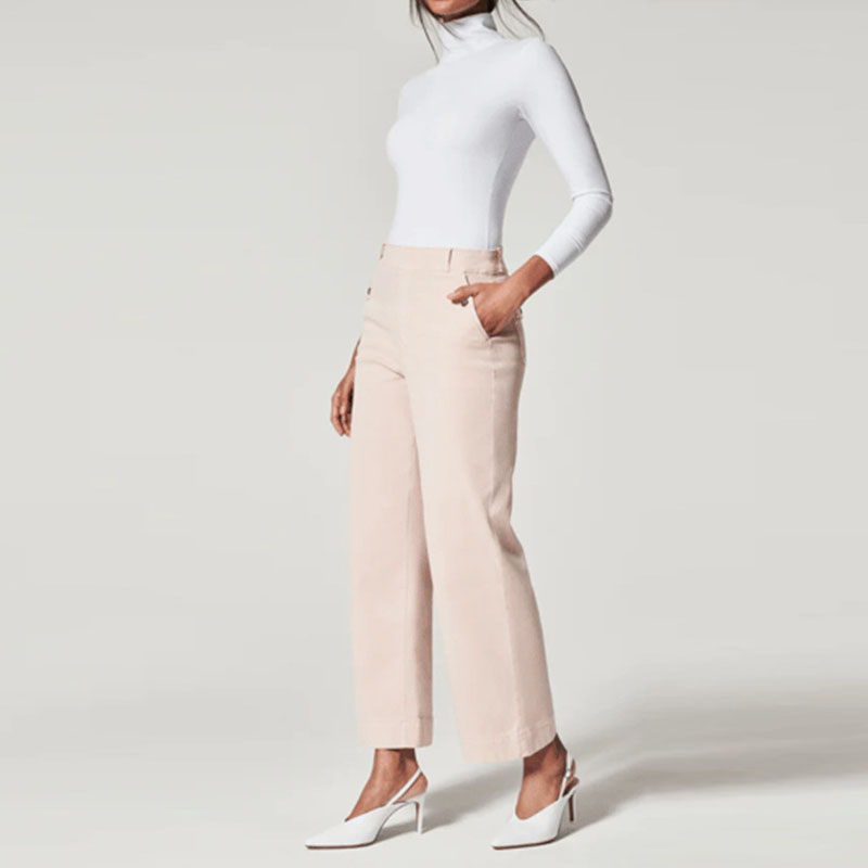 Spring/Summer 2023 New Straight Leg High Waist Casual Women's Pants (Maximum 4xl)