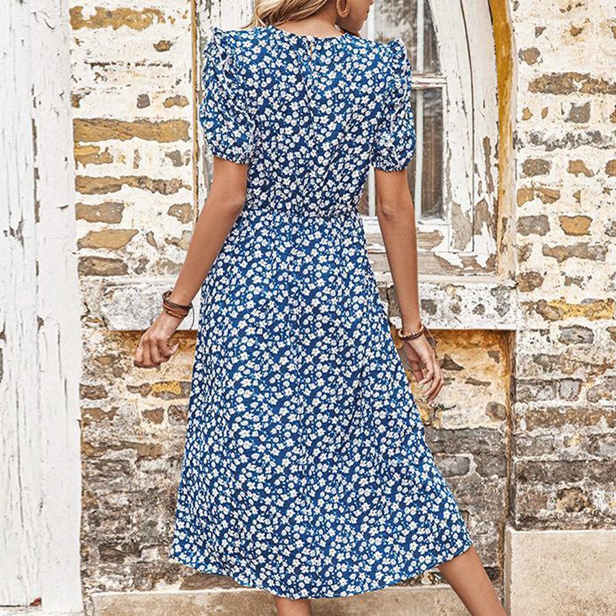 FLoral Split Dress