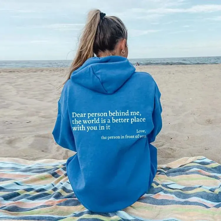 2023 'DEAR PERSON BEHIND ME' SWEATSHIRT