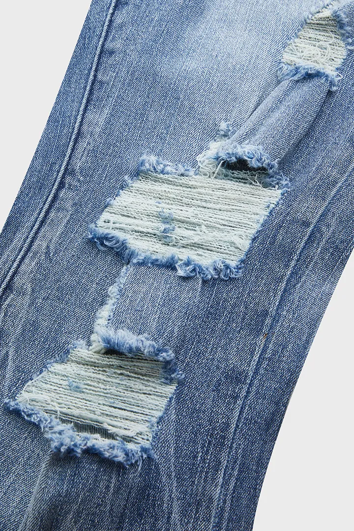 Midiross Vintage Ripped Flare Jeans