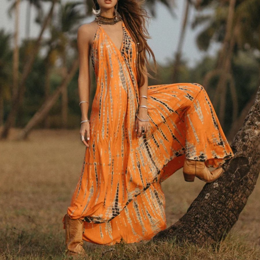 Ladies Western Vintage Casual Dress