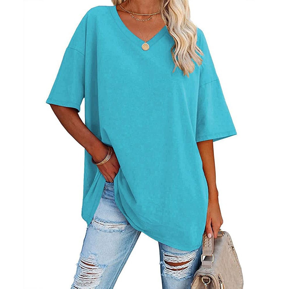 🔥🔥Women's Loose Long Sleeve Fashion V-neck Top