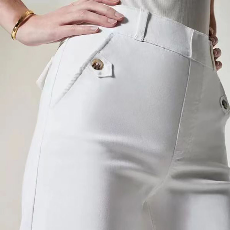 Spring/Summer 2023 New Straight Leg High Waist Casual Women's Pants (Maximum 4xl)