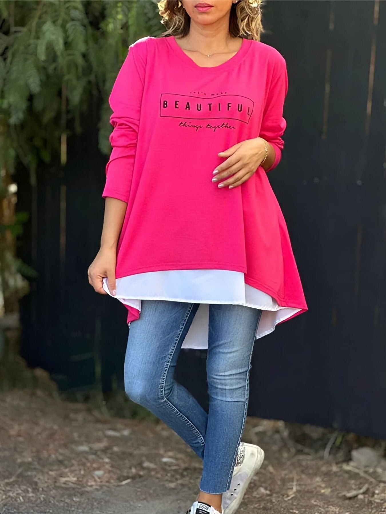BEAUTIFUL - Two-piece long-sleeved T-shirt