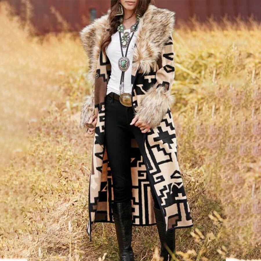 Ladies Western Printed Jacket