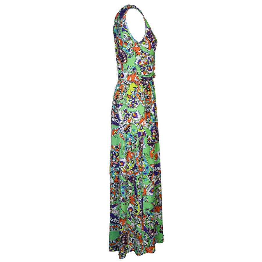 Women‘s Bohemia Printed Long Dress
