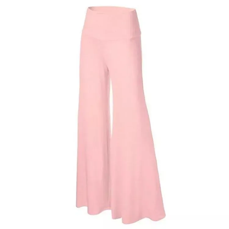 HIGH WAIST YOGA PANTS BOOTCUT FLARE LEG TUMMY CONTROL 4 WAY STRETCH QU