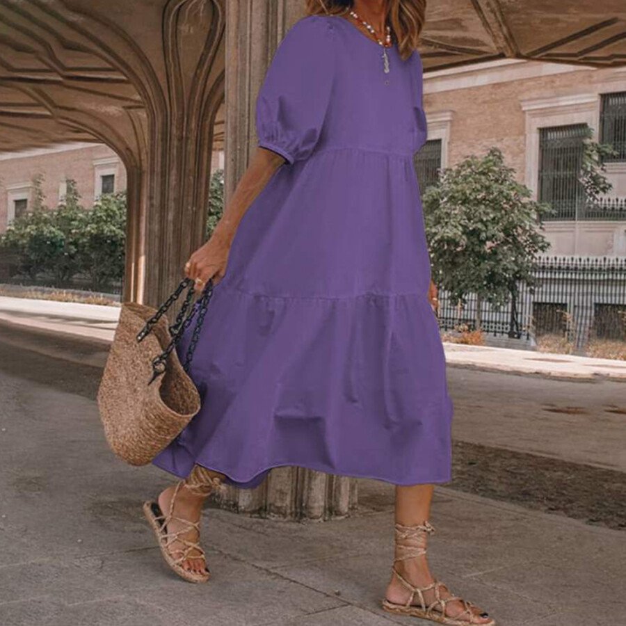 Ladies Beach Vacation Vintage Dress