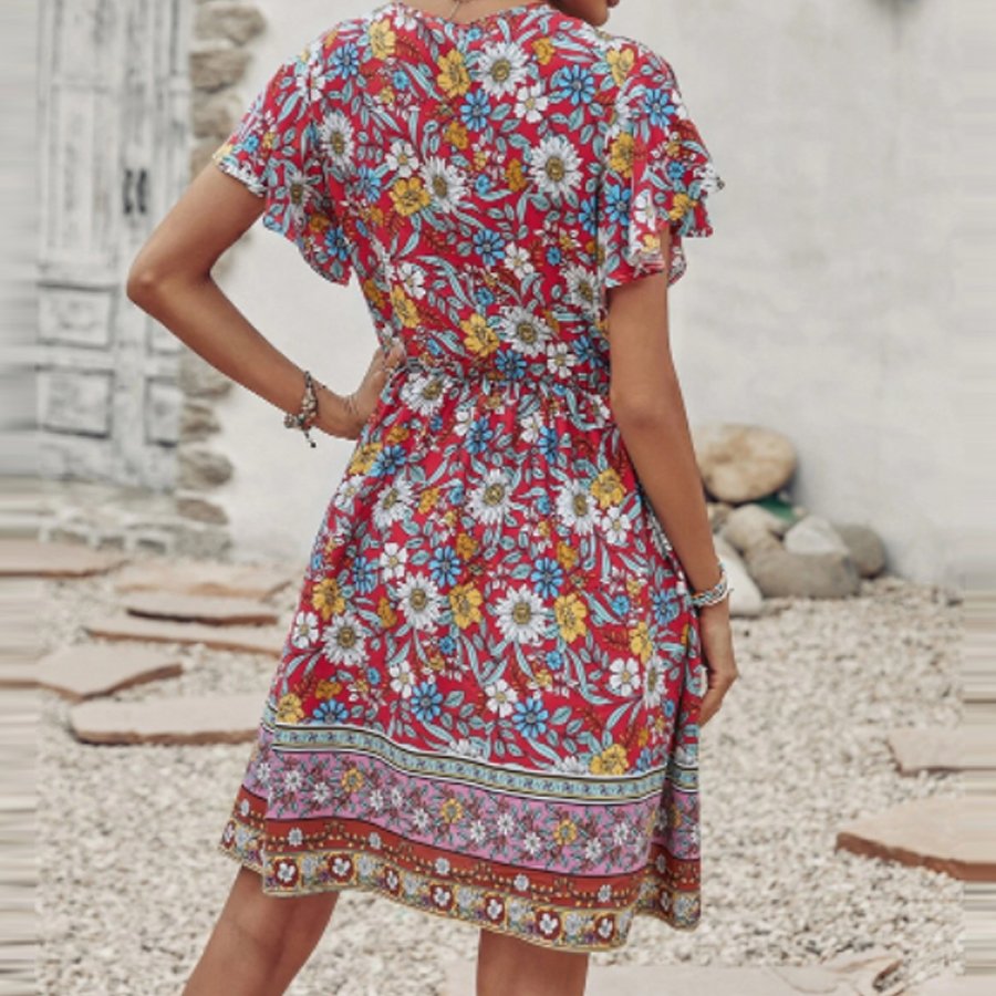 Ladies Western Vintage Casual Dress