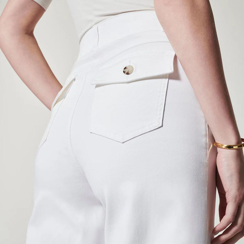 Spring/Summer 2023 New Straight Leg High Waist Casual Women's Pants (Maximum 4xl)
