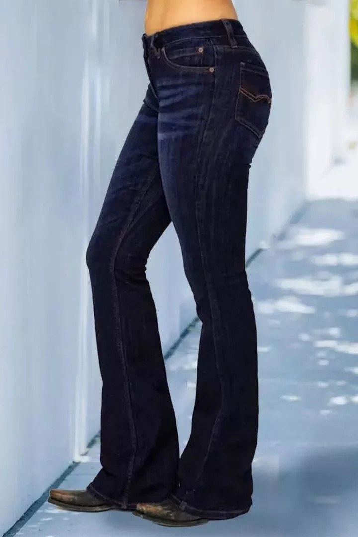 Midiross Vintage Mid Waist Flare Jeans