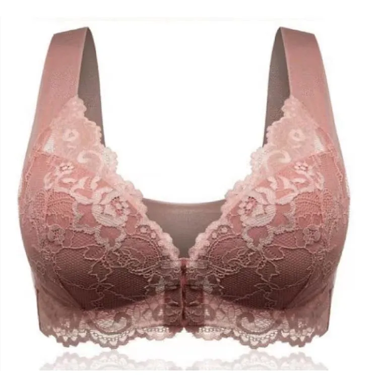 🔥🔥🔥🔥Women's Basic Solid Lace Wireless Push Up Bra