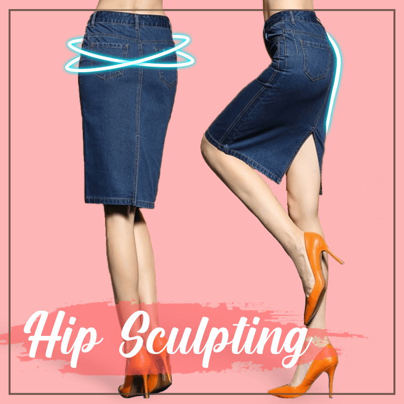 Denim Trimming Skirt
